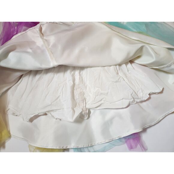 Sunny Fashion Girls Size 12 Dress – Rainbow Colors - Picture 4 of 8